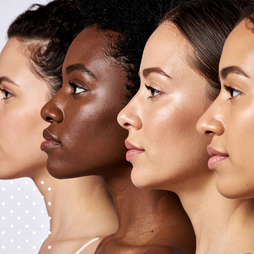 people with different skin tones